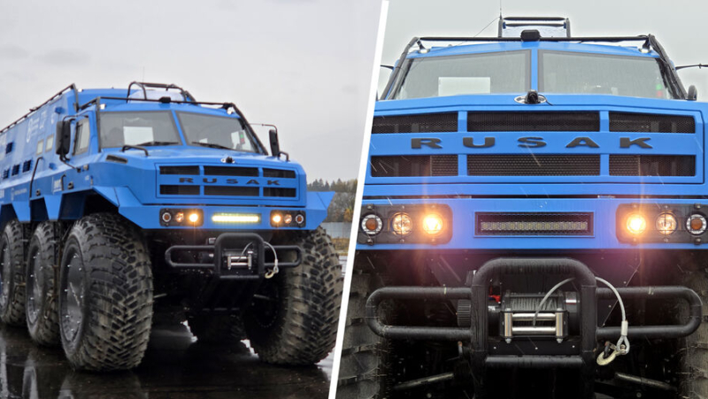 Можно пить воду из выхлопной трубы. В России испытали вездеход на водородном топливе