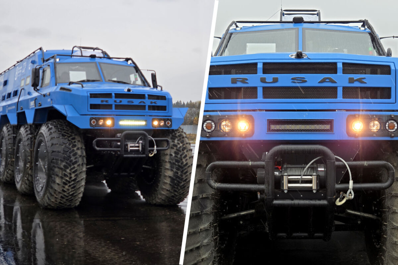 Можно пить воду из выхлопной трубы. В России испытали вездеход на водородном топливе